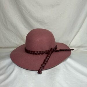 American Girl Burgundy Braided Hat